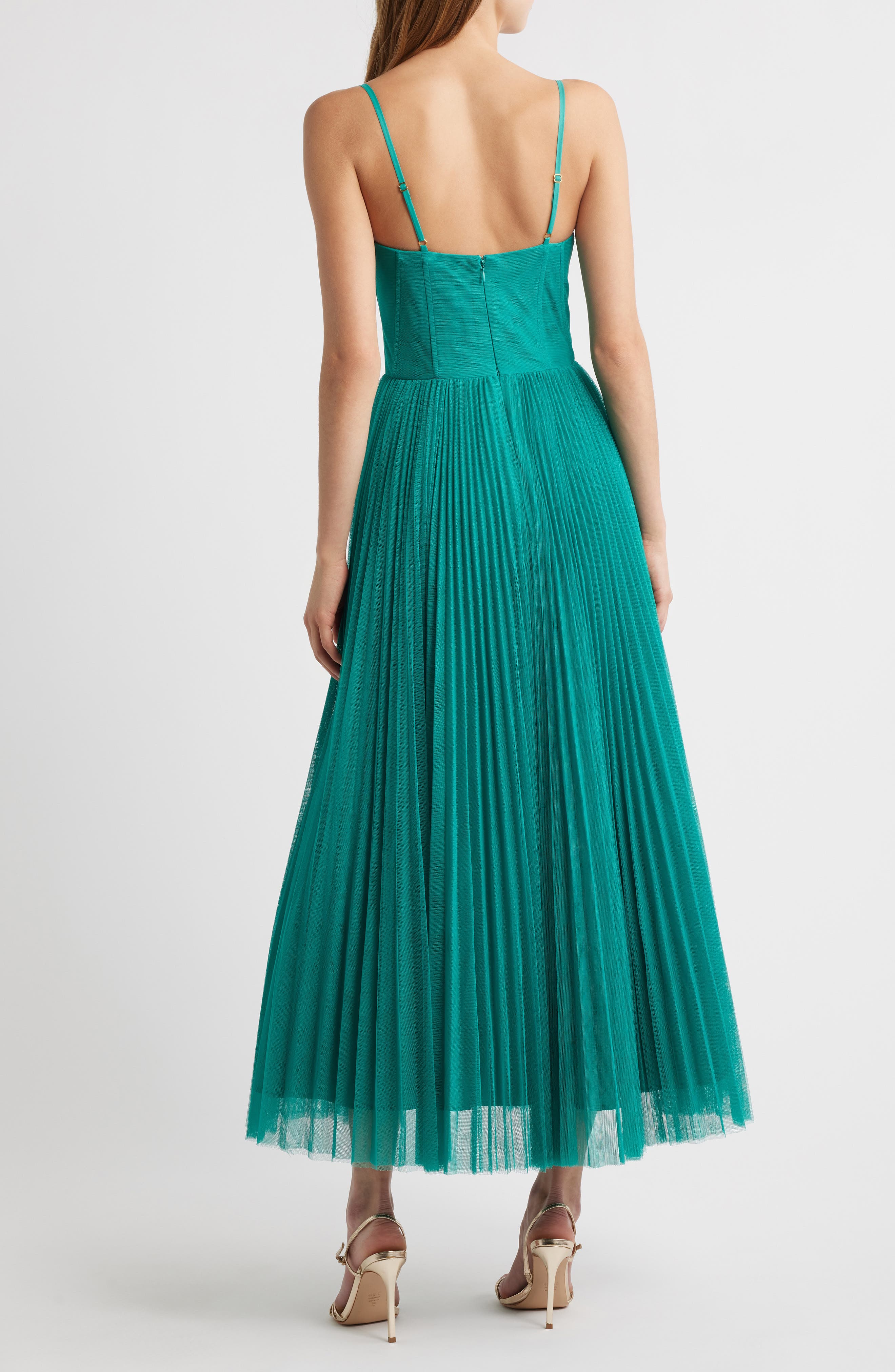 Hutch Pleated Cocktail Dress