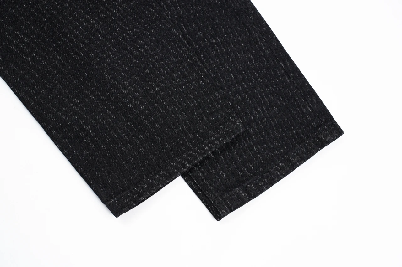 LOEWE Black Denim Jeans with Knee Anagram Detail product photo from LabelPicks