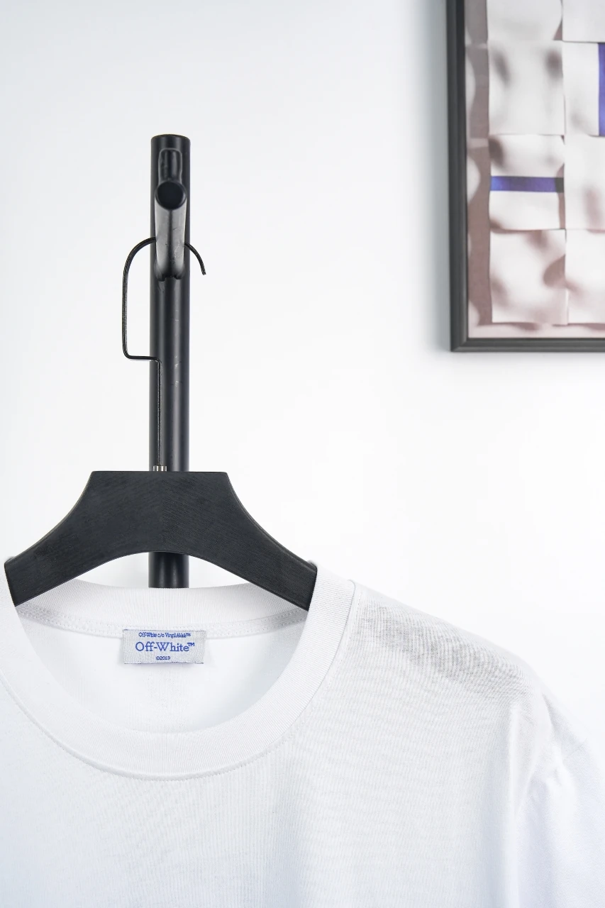 Off-White White Blue Spray Arrow T-Shirt product photo from LabelPicks