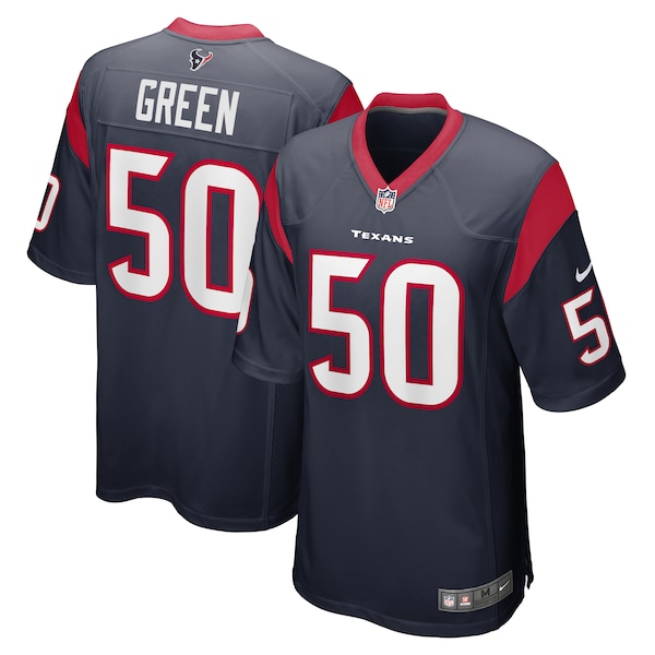 Kendrick Green Houston Texans Nike Team Game Jersey -  Navy