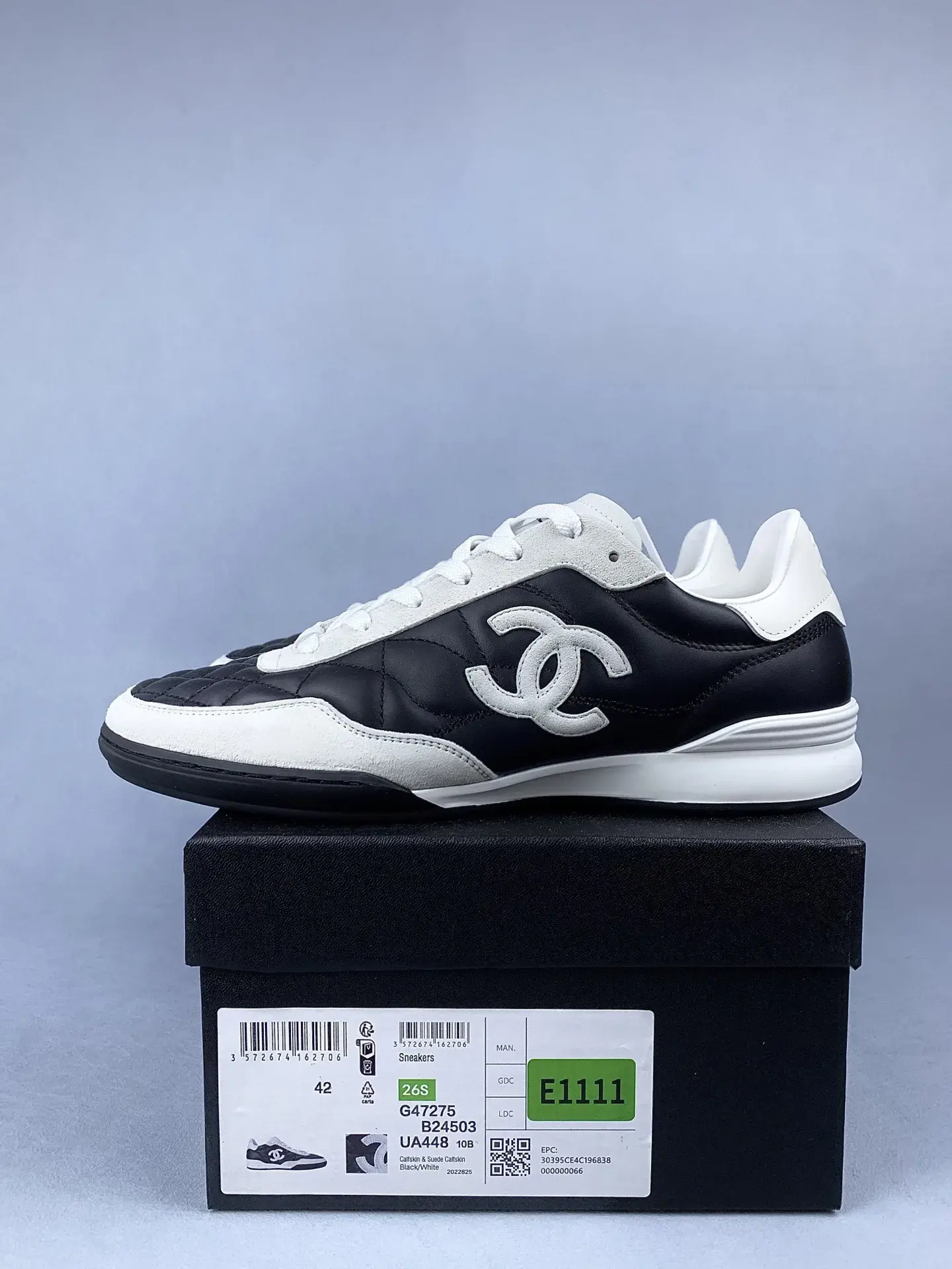 CHANEL Sneakers Calfskin & Suede Calfskin product photo from LabelPicks