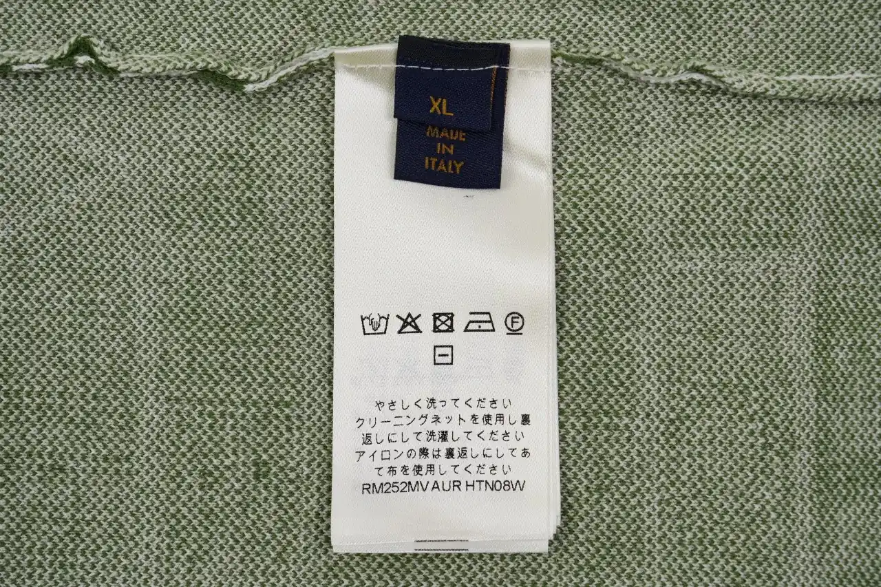 Louis Vuitton Grey Green Letter Jacquard T-Shirt product photo from LabelPicks