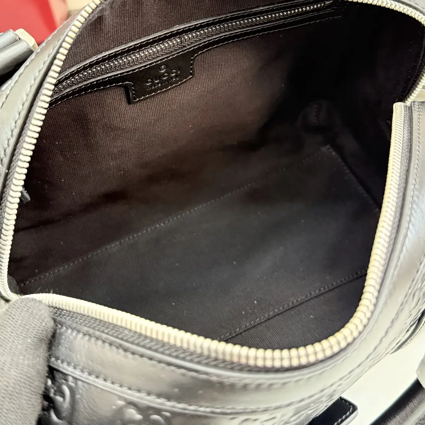 Gucci Black Smooth Leather Top Handle Bag product photo from LabelPicks