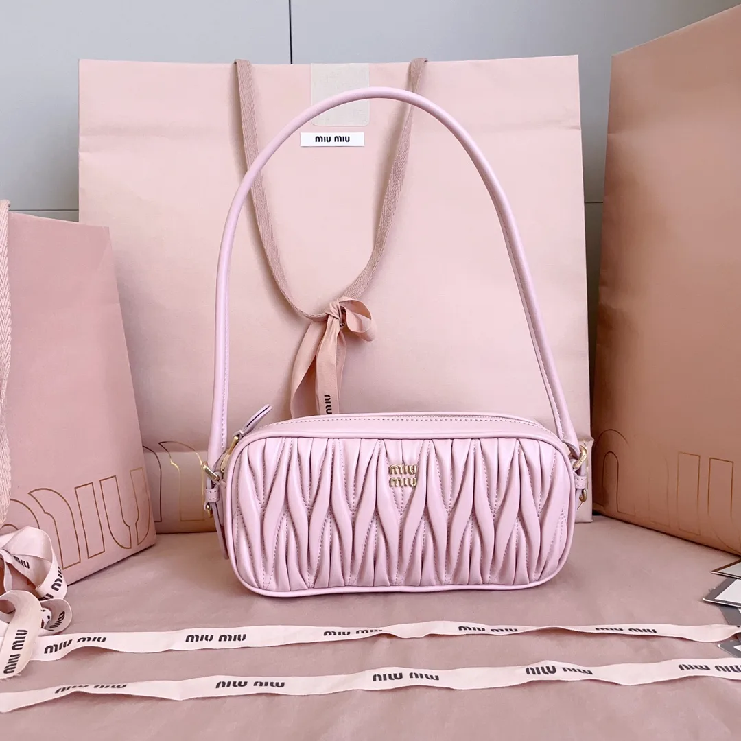 Miu Miu Matelasse Lambskin Shoulder Bag product photo from LabelPicks