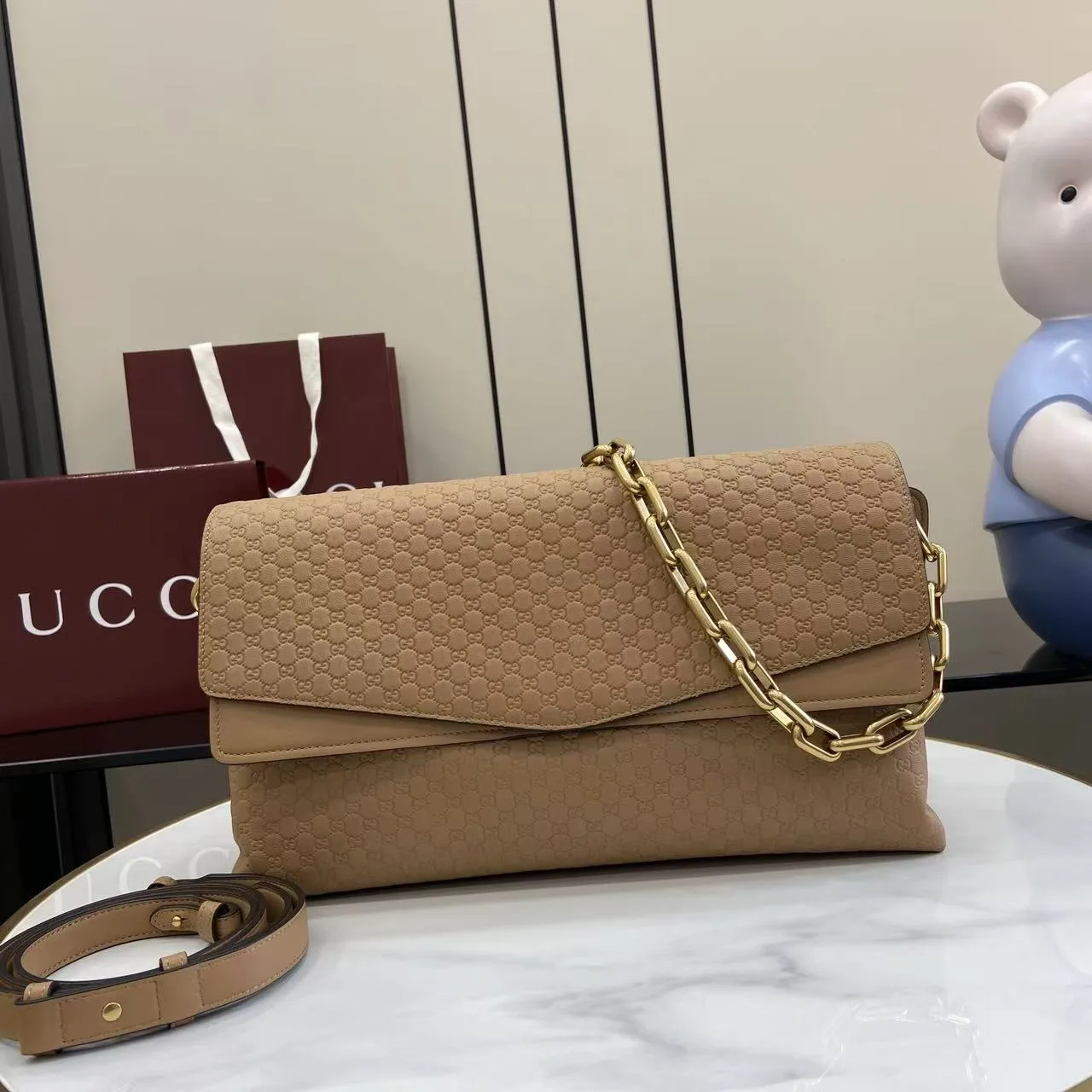 Gucci GG Supreme Canvas Shoulder Bag product photo from LabelPicks