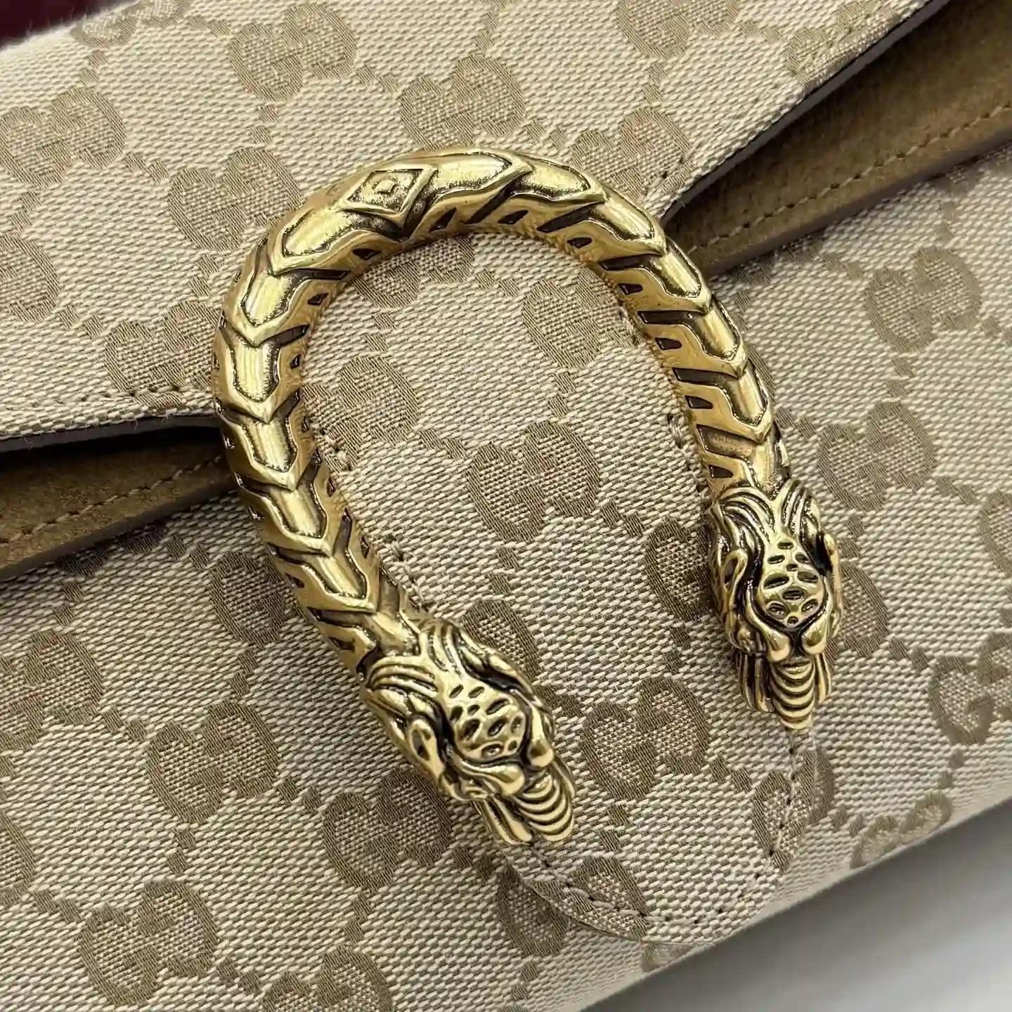 Gucci Brown Dionysus Suede Leather Shoulder Bag product photo from LabelPicks
