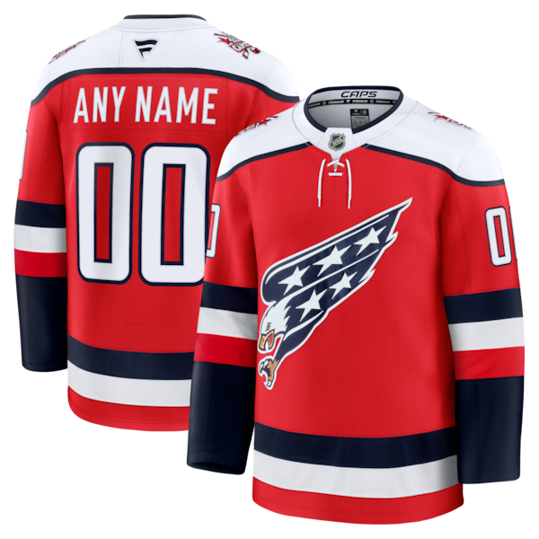 Washington Capitals  Alternate Premium Custom Jersey - Red