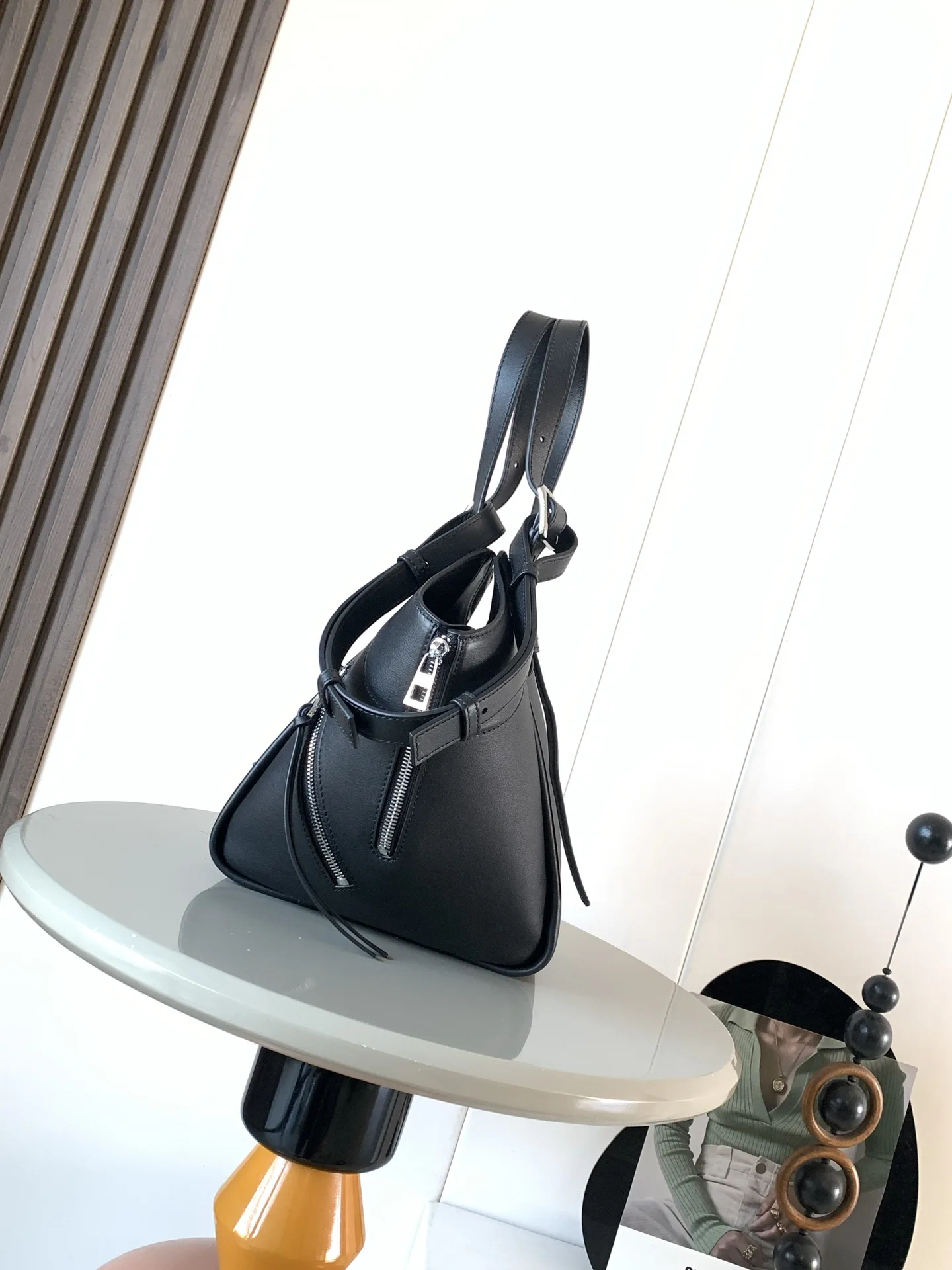 Loewe Hammock Black Calfskin Top Handle Bag product photo from LabelPicks