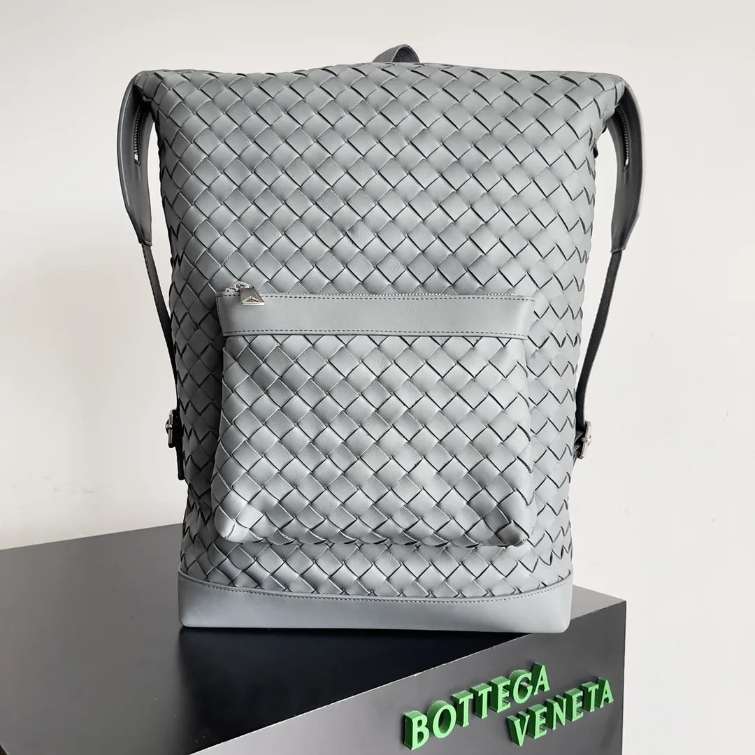 Bottega Veneta Intrecciato Woven Leather Backpack product photo from LabelPicks