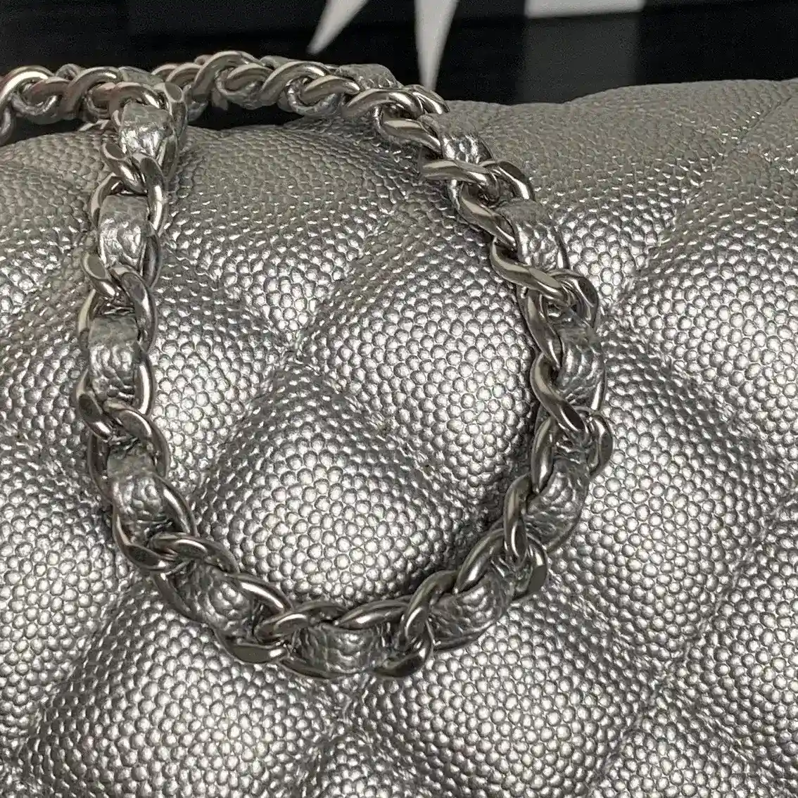 Chanel Classic Flap Gold Calfskin Shoulder Bag product photo from LabelPicks