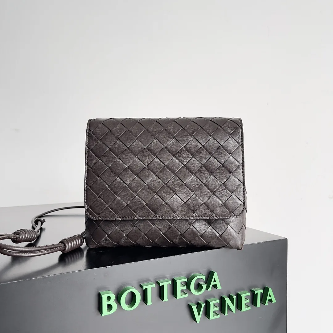 Bottega Veneta Intrecciato Woven Leather Crossbody Bag product photo from LabelPicks