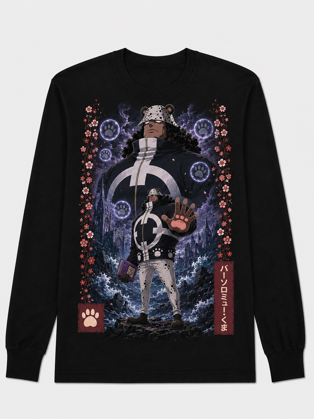 Remera Anime Bartholomew Kuma One Piece Manga Corta