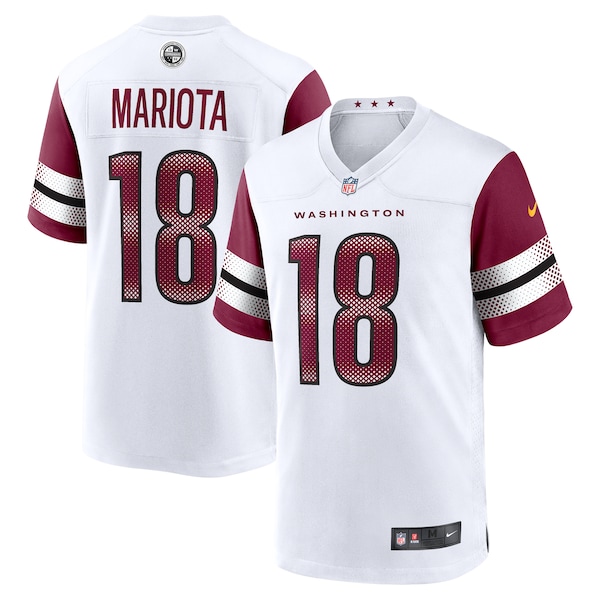 Marcus Mariota Washington Commanders Nike Youth Game Jersey -  White