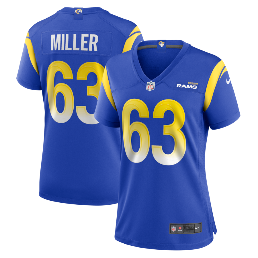 Grant Miller Los Angeles Rams Nike Women's  Game Jersey - Royal