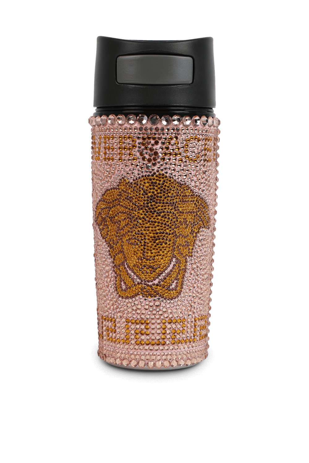 VERSACE כוס מדוזה רב פעמית עם קריסטלים ורודים