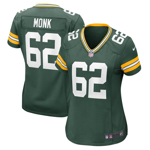 Jacob Monk Green Bay Packers Nike Women's  Game Jersey -  Green