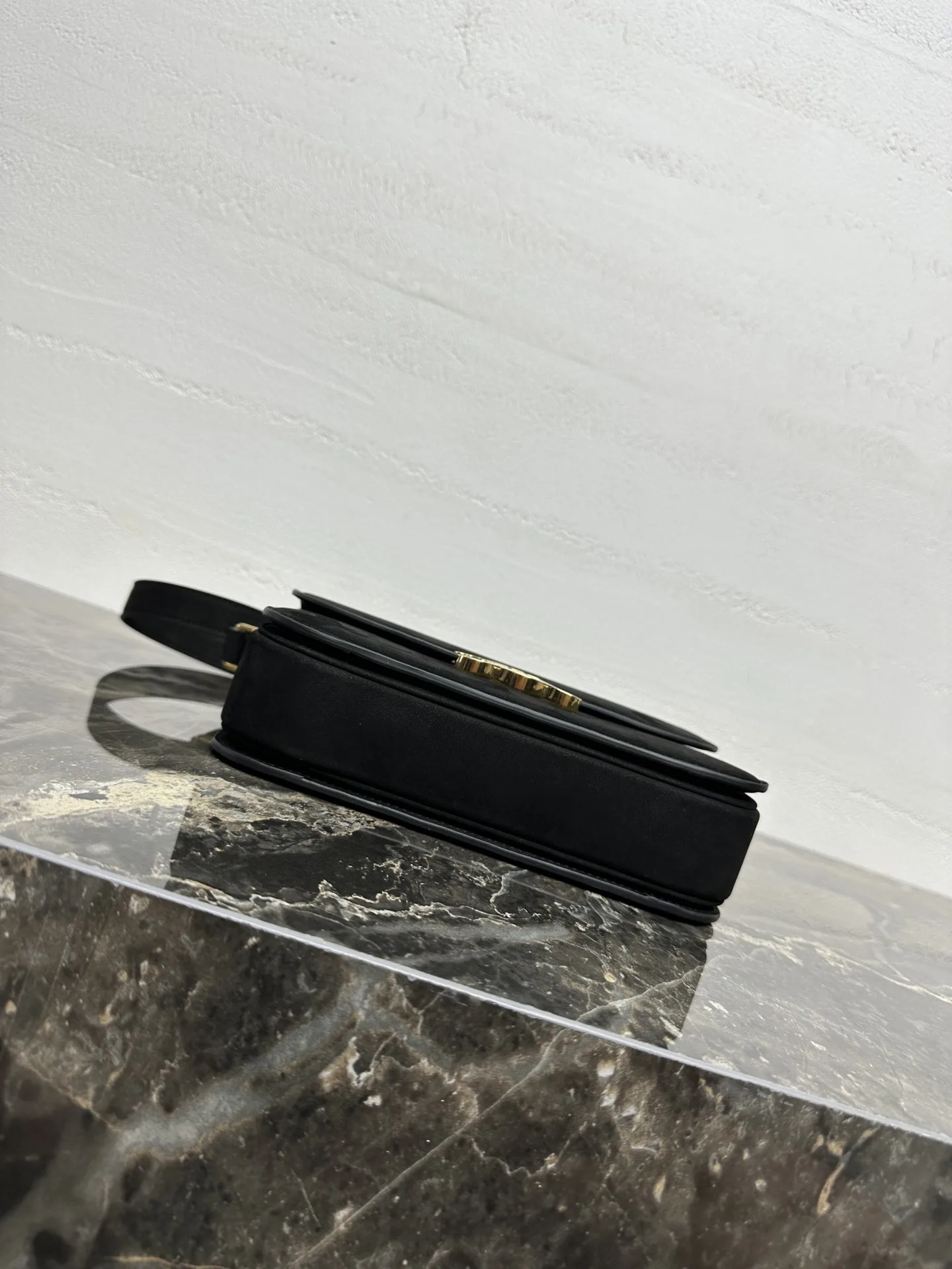 Celine Gold Triomphe Lambskin Crossbody Bag product photo from LabelPicks