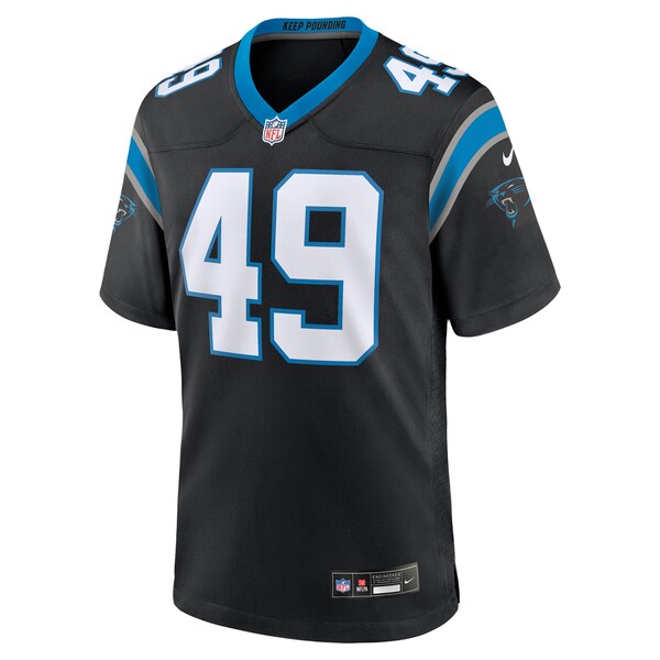 Jon Rhattigan Carolina Panthers Nike  Game Jersey -  Black