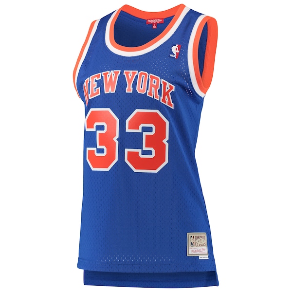 Patrick Ewing New York Knicks Women's 1991/92 Hardwood Classics Swingman Jersey - Blue