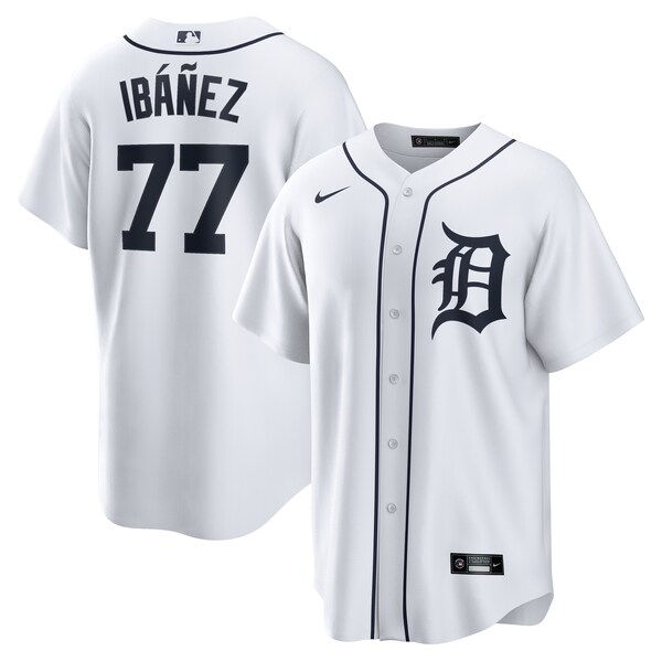 Andy Ibanez Detroit Tigers Nike Home Replica Jersey - White