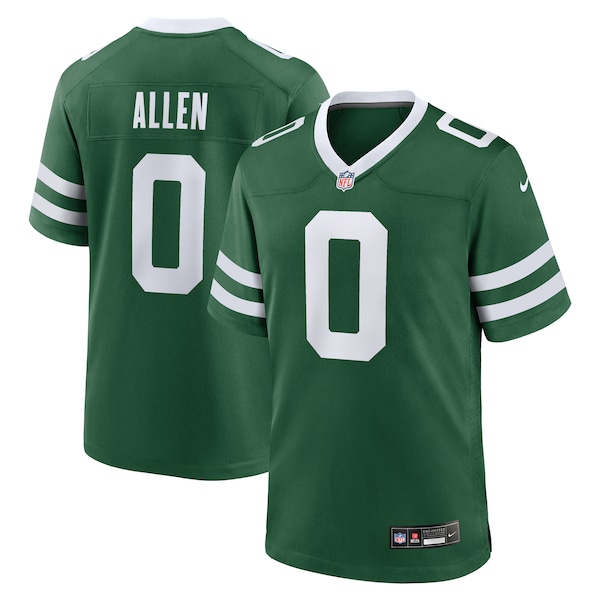 Braelon Allen New York Jets Nike Game Jersey - Legacy Green