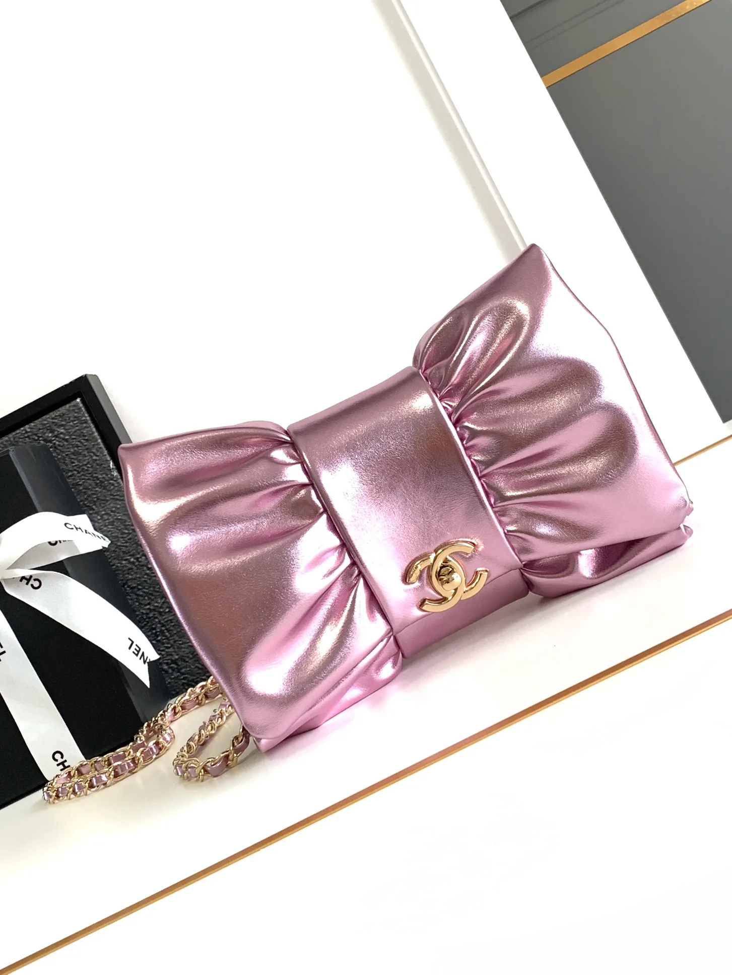 Chanel Pink Evening Bag product photo from LabelPicks