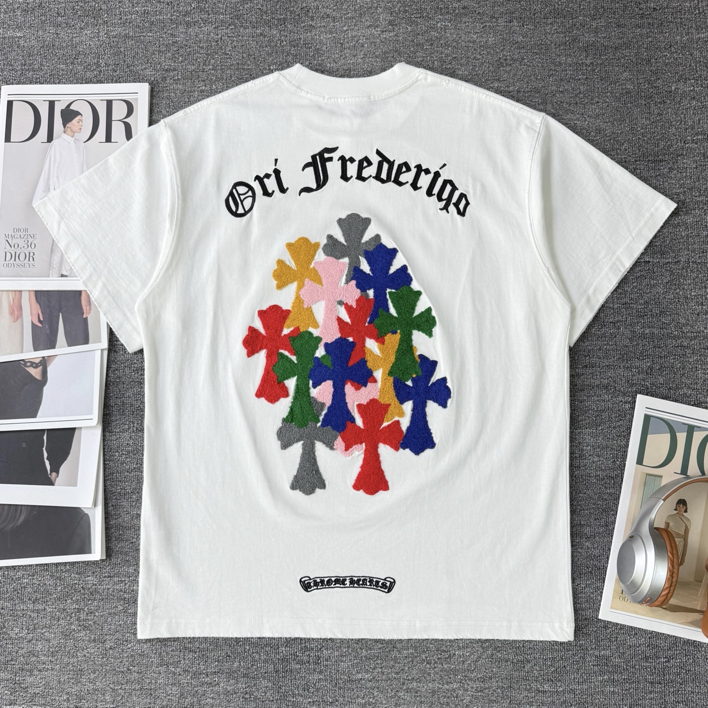 0512 Classic letter prints t-shirt