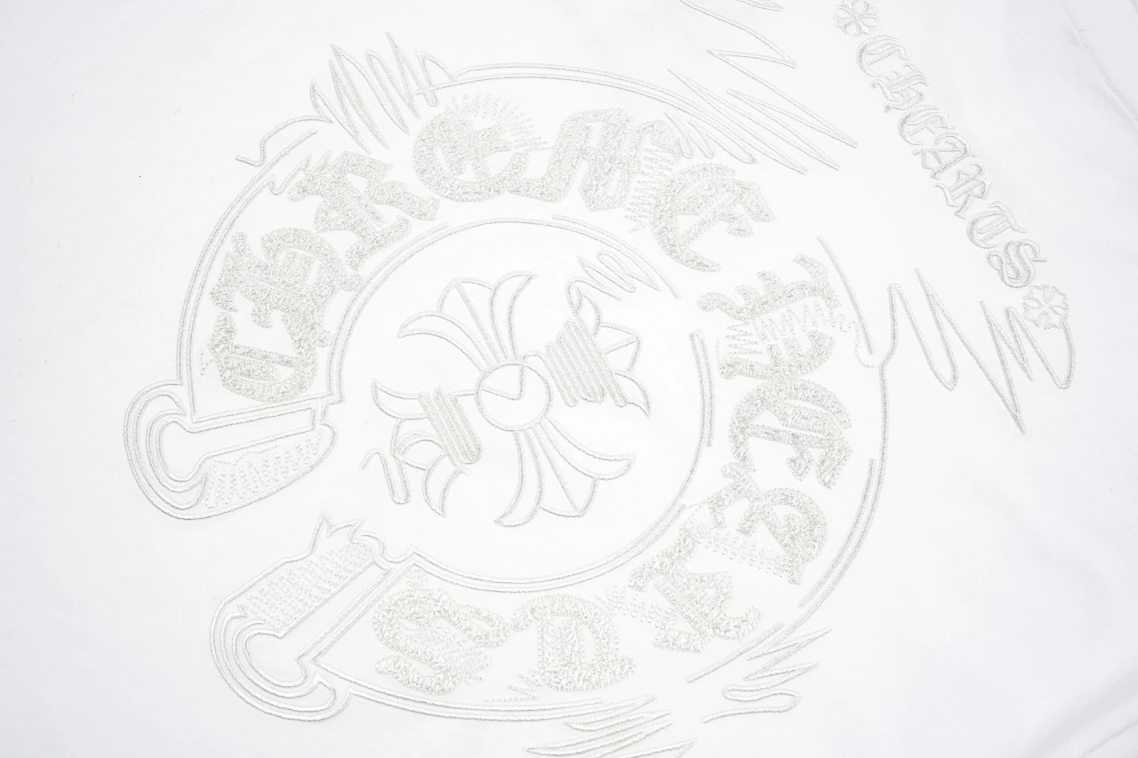 Chrome Hearts White Vase Chain Embroidered T-Shirt product photo from LabelPicks