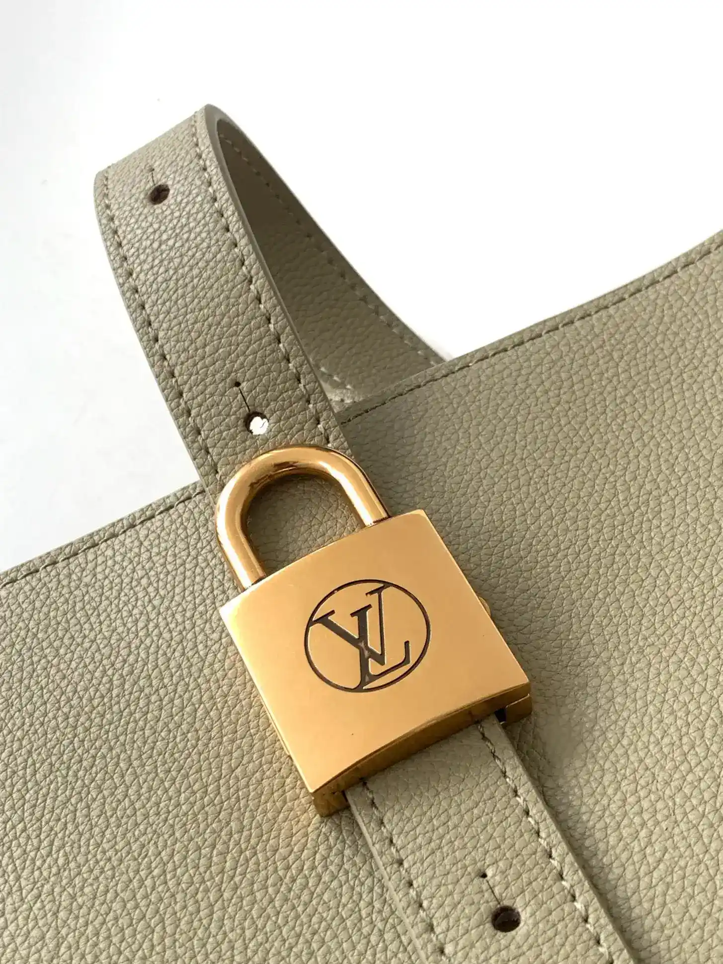 Louis Vuitton Black Grained Leather Tote Bag product photo from LabelPicks
