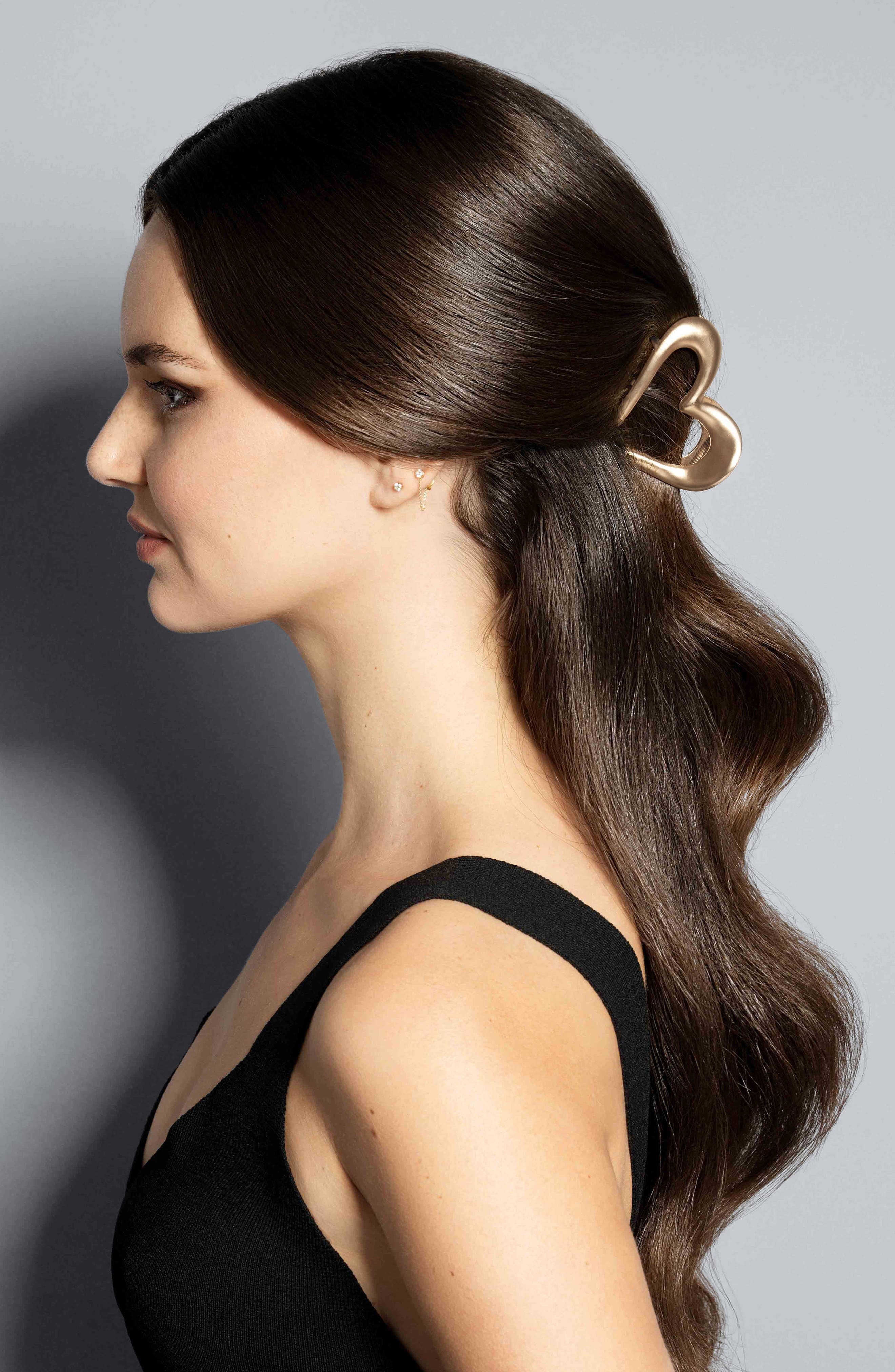 The Hair Edit Gilded Romance Heart Claw Clip
