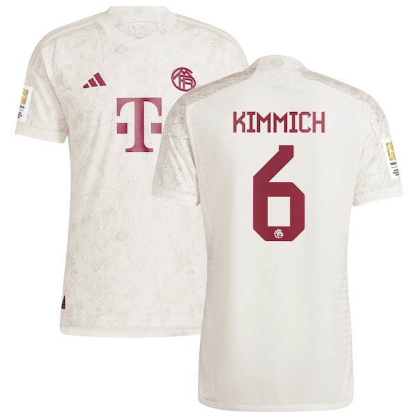Joshua Kimmich Bayern Munich adidas 2023/24 Third Authentic Jersey - White