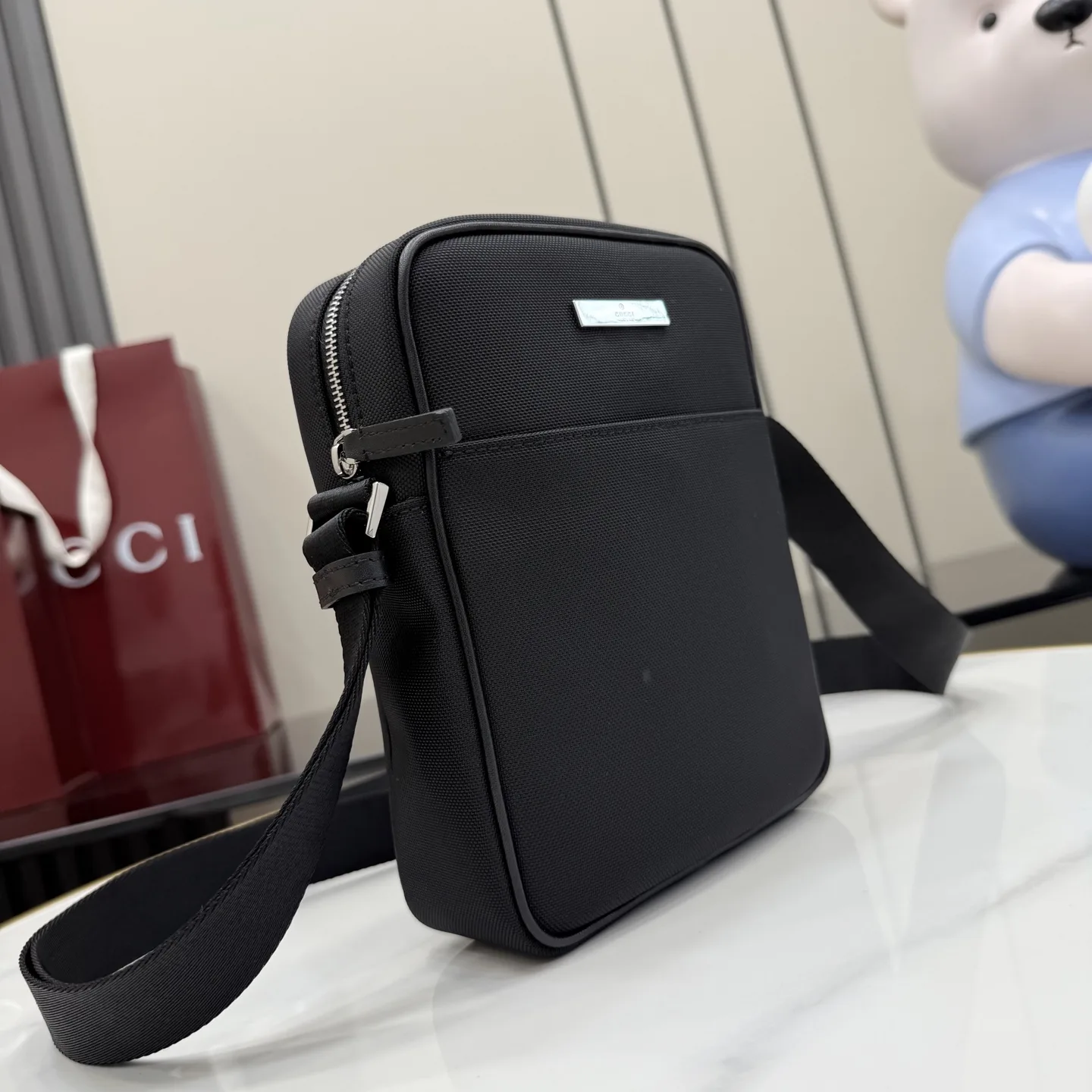 Gucci Black Quilted Leather Crossbody Bag product photo from LabelPicks
