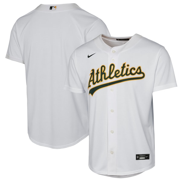 Athletics Nike Youth Home Replica Jersey - White
