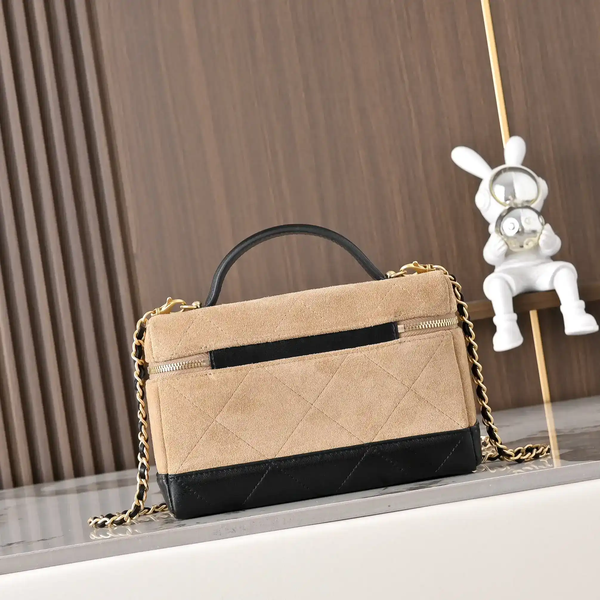 Chanel Black Lambskin Top Handle Bag product photo from LabelPicks