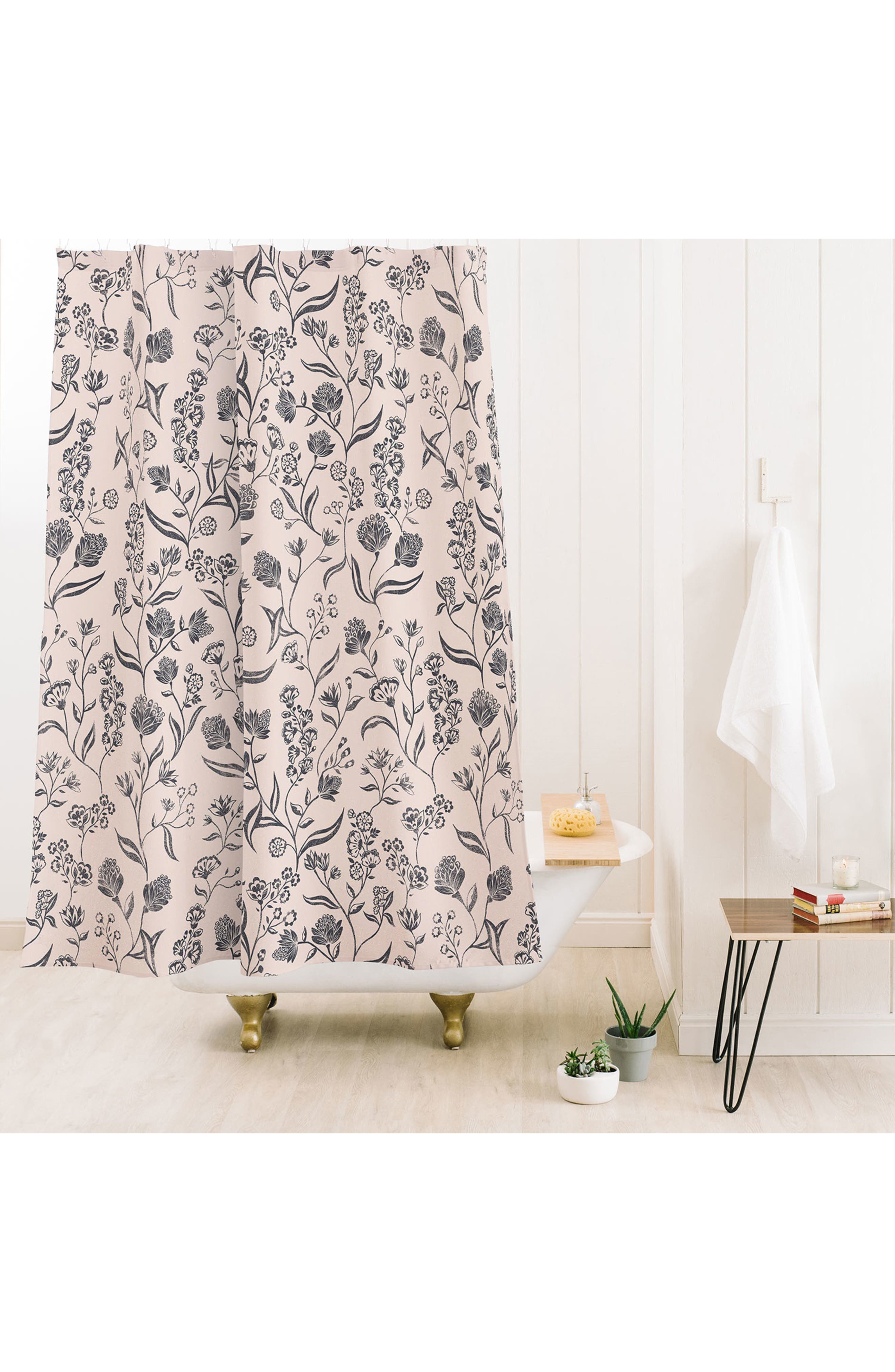 Deny Designs Ingrid Floral Shower Curtain