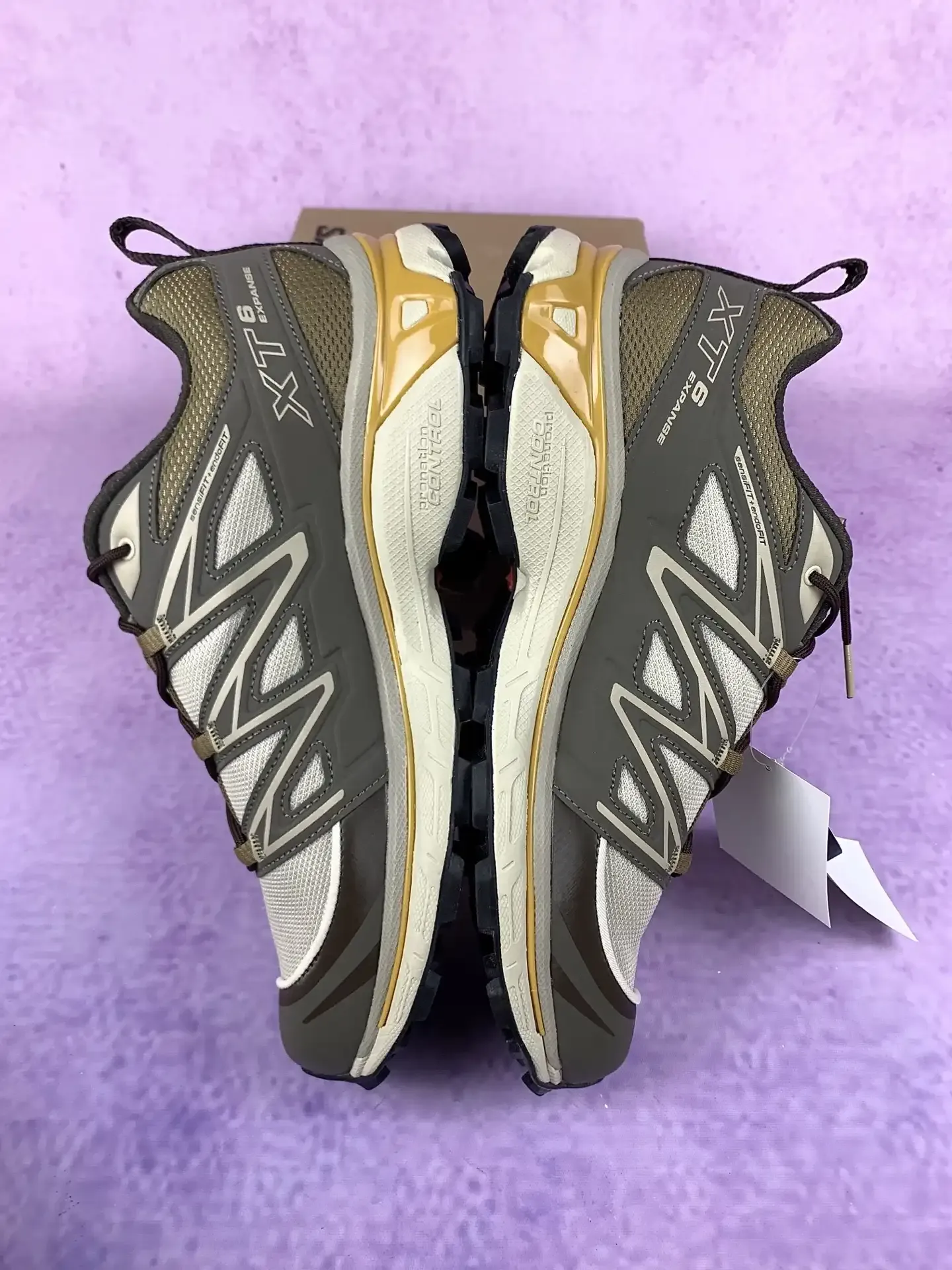 Salomon XT-6 Expanse “Grey Brown Khaki” Shoes product photo from LabelPicks
