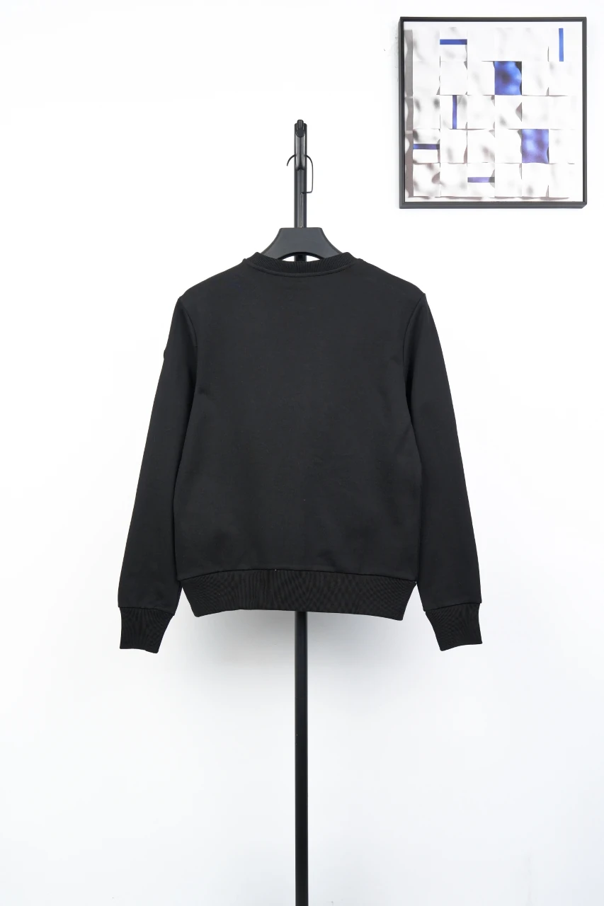 Moncler Black Blurred Logo Crewneck Sweatshirt product photo from LabelPicks
