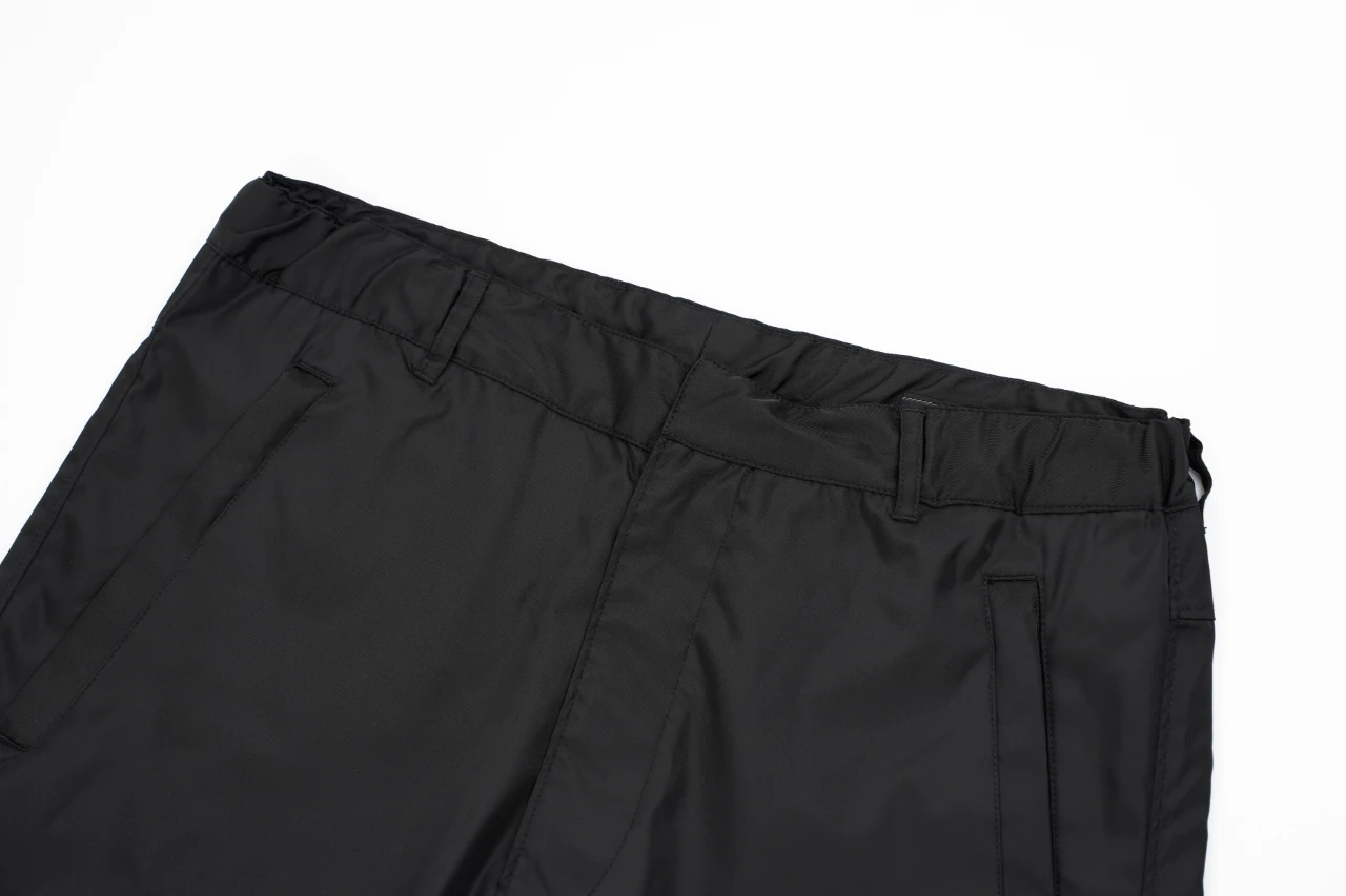 Prada Black Nylon Triangle Logo Trousers product photo from LabelPicks