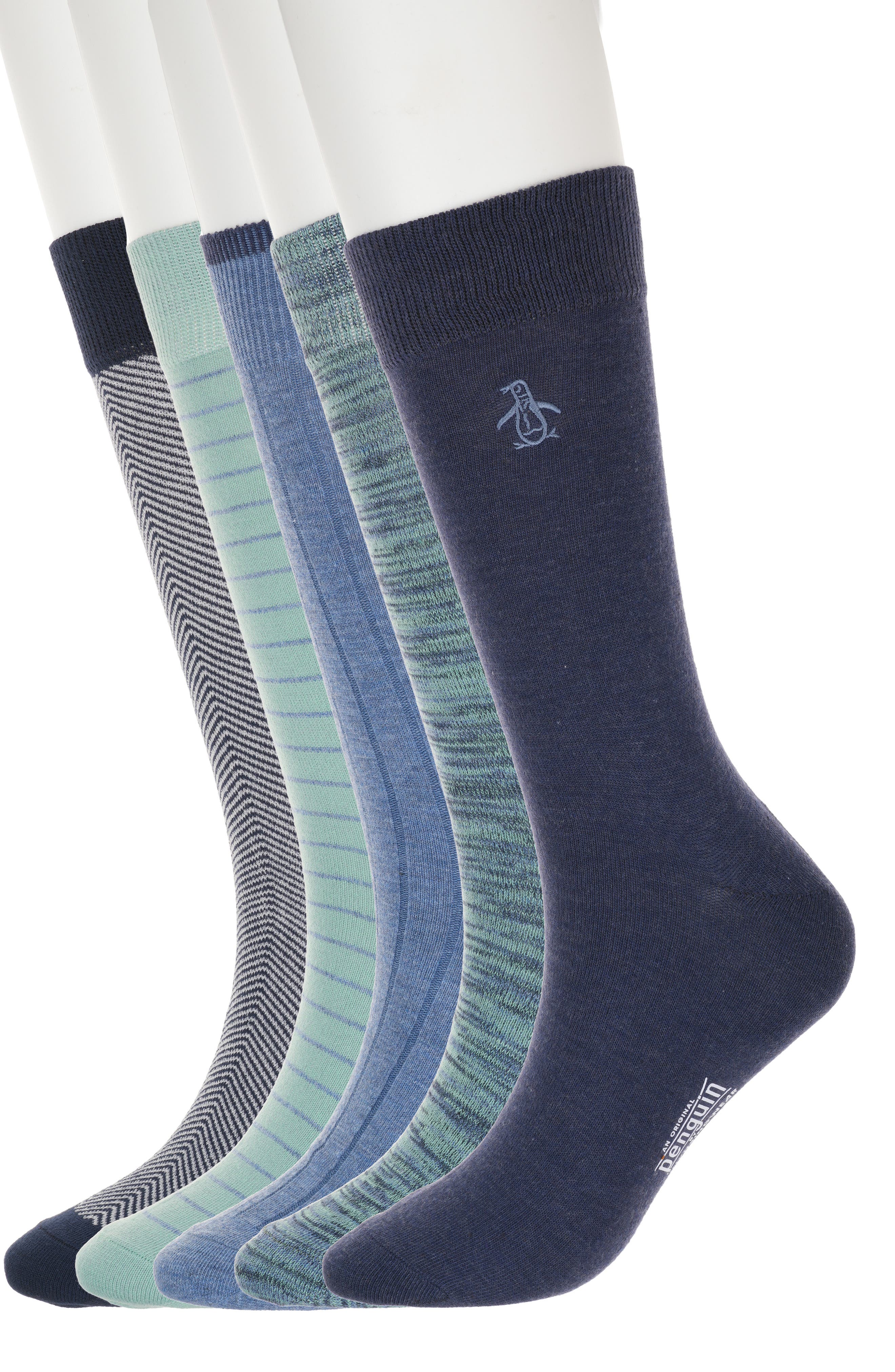 Original Penguin Assorted 3-Pack Crew Socks