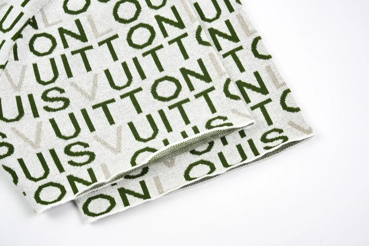 Louis Vuitton Grey Green Letter Jacquard T-Shirt product photo from LabelPicks
