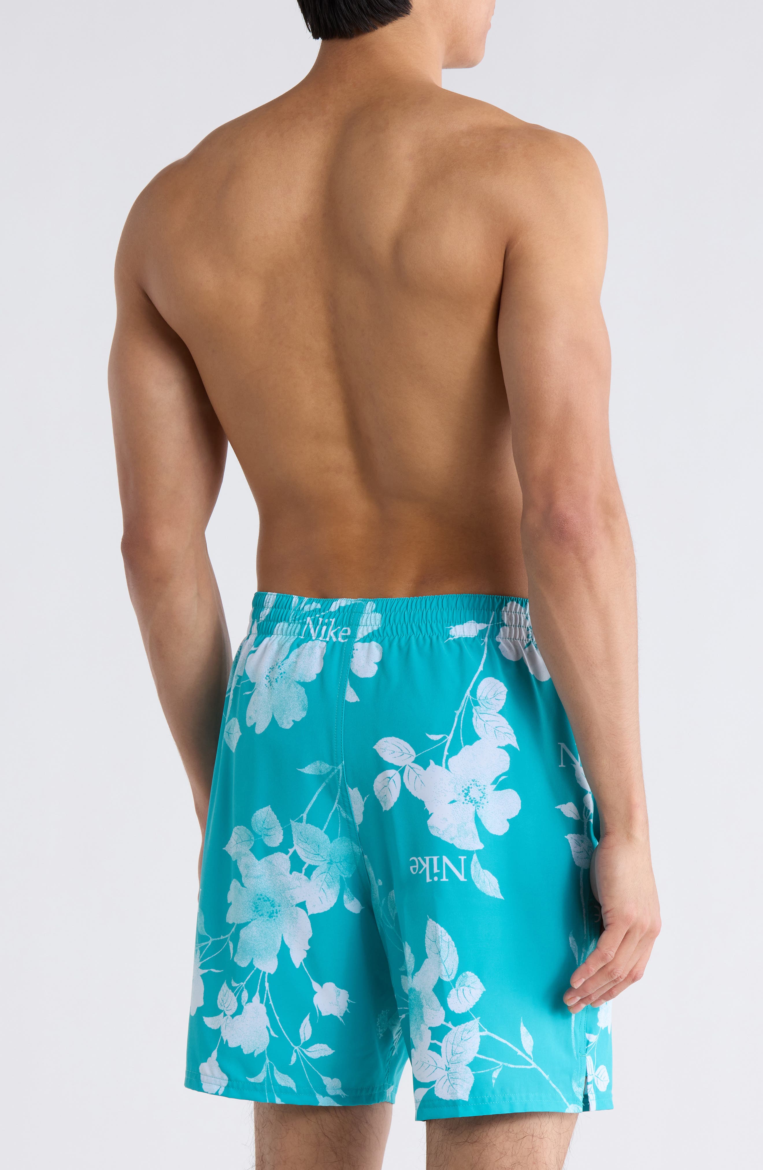 Nike Floral Swim Trunks