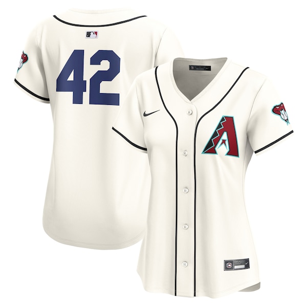 Arizona Diamondbacks Nike Women's 2024 Jackie Robinson Day Home Limited Jersey – White