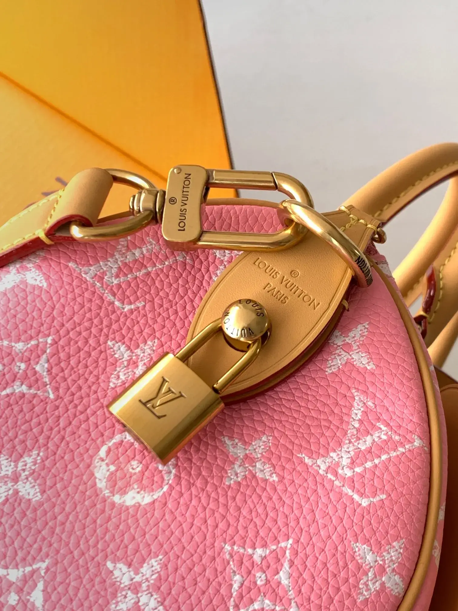 Louis Vuitton Speedy Pink Calfskin Top Handle Bag product photo from LabelPicks