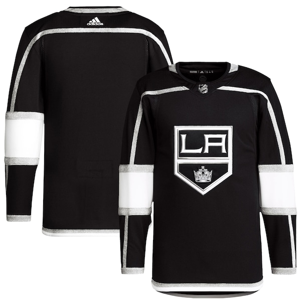 Los Angeles Kings adidas Men's Home Primegreen Authentic Blank Jersey - Black