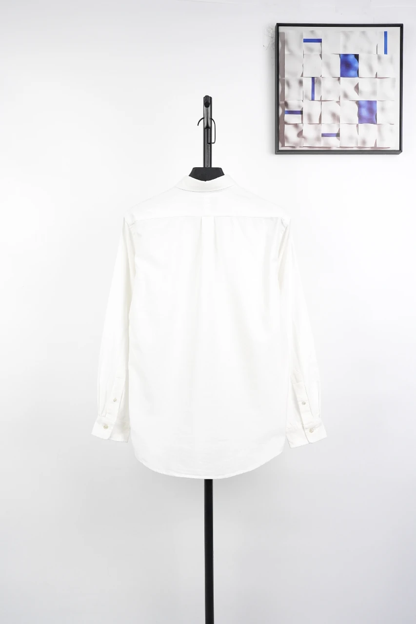 Ralph Lauren White Pony Embroidered Linen Long Sleeve Shirt product photo from LabelPicks