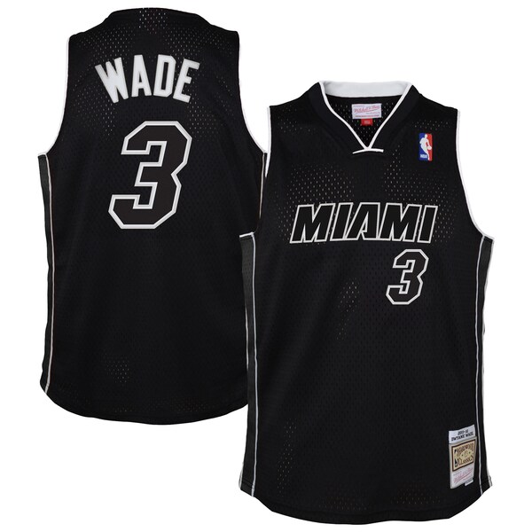 Dwyane Wade Miami Heat  Youth 2011/12 Hardwood Classics Swingman Alternate Jersey - Black