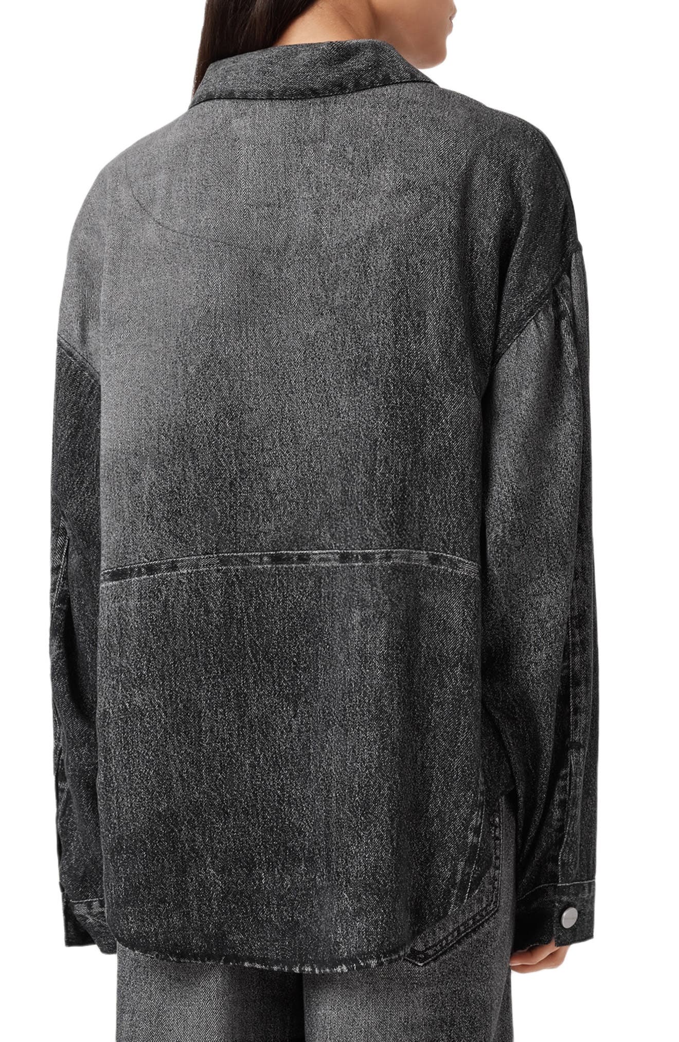 AllSaints Hettie Illusion Denim Shacket