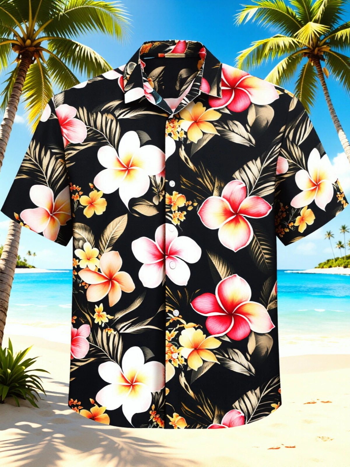Men's printed shirts Holiday Hawaiian Shirt