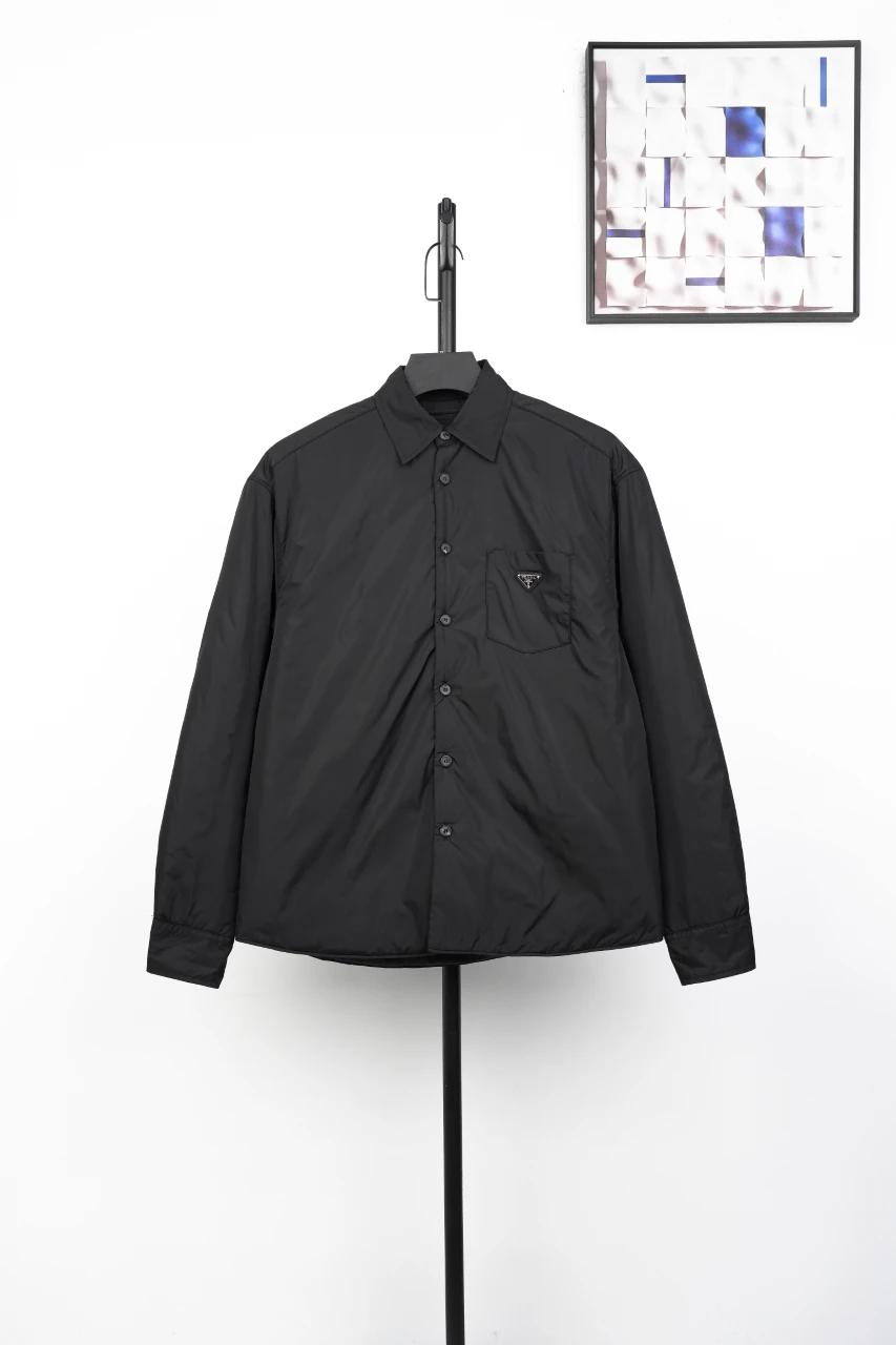 Prada Black Re-Nylon Lightly Padded Jacket product photo from LabelPicks