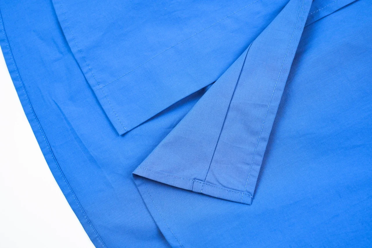 Miu Miu Klein Blue Embroidered Long Sleeve Shirt product photo from LabelPicks